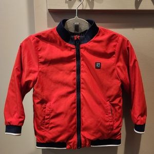 Boys 24m Mayoral Red/blue reversible jacket